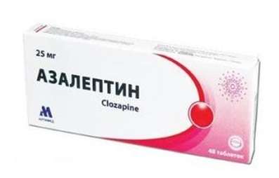 Azaleptin 25mg 50 pills buy Clozapinum antipsychotic drug online